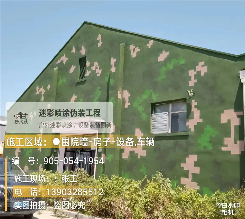 扬州外墙数码迷彩漆施工报价清单(100㎡标准墙面测算)